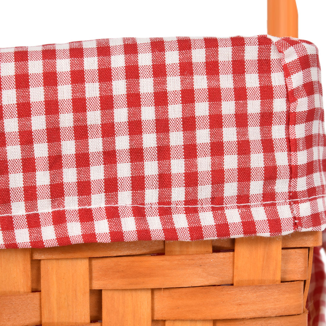 Picnic Basket Outdoor Baskets Deluxe-1942353784151871491