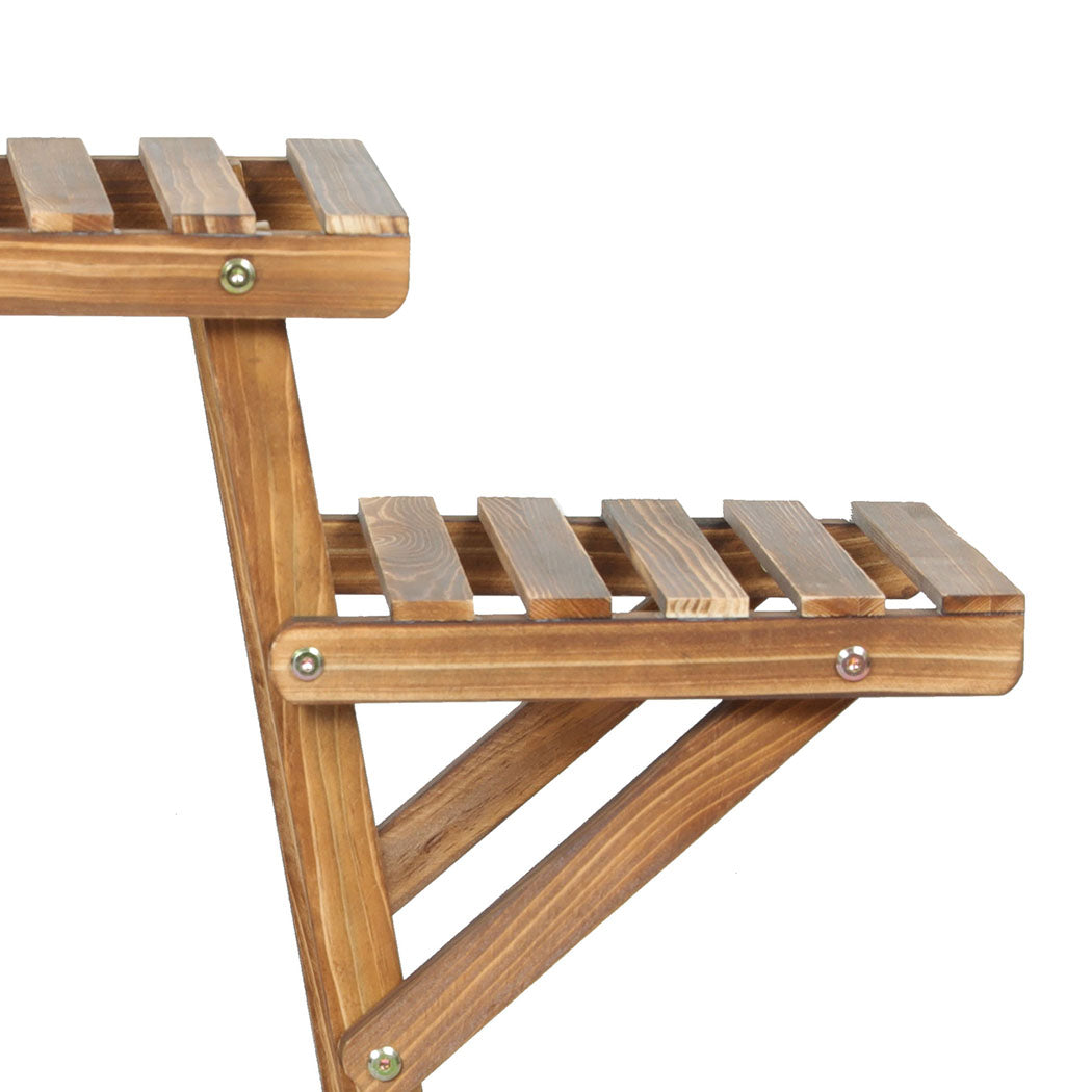 Levede 4-Tier Plant Stand Wood Wooden-1942353760416305155