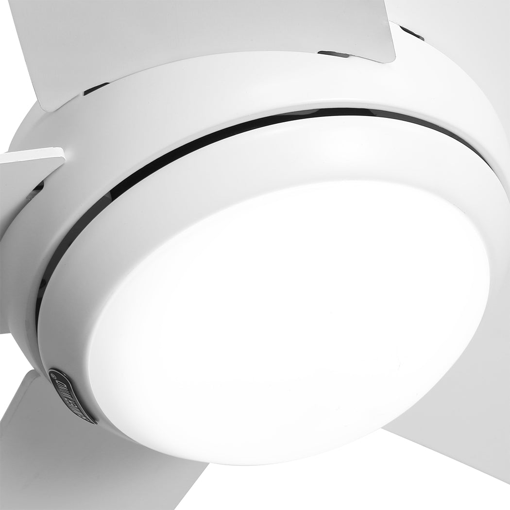 Spector Ceiling Fan 52'' DC Motor Wood White-2006733155343667203