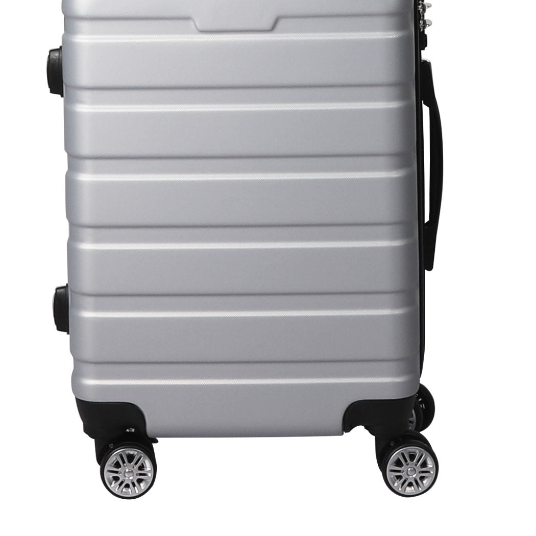 Slimbridge 28" Luggage Case Suitcase Silver 28 inch-1942352940295655427