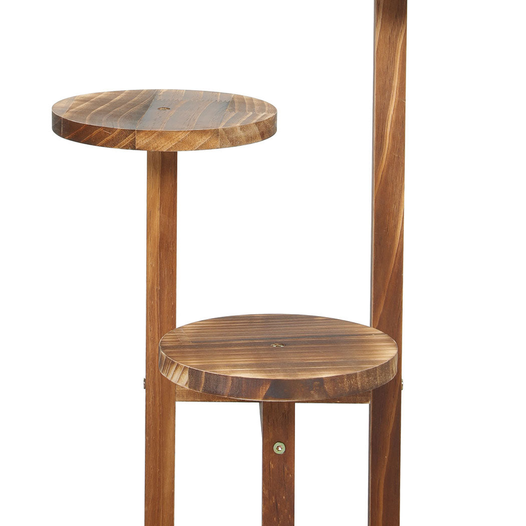 Levede 3-Tier Plant Stand Wood Wooden-1942353759753605123