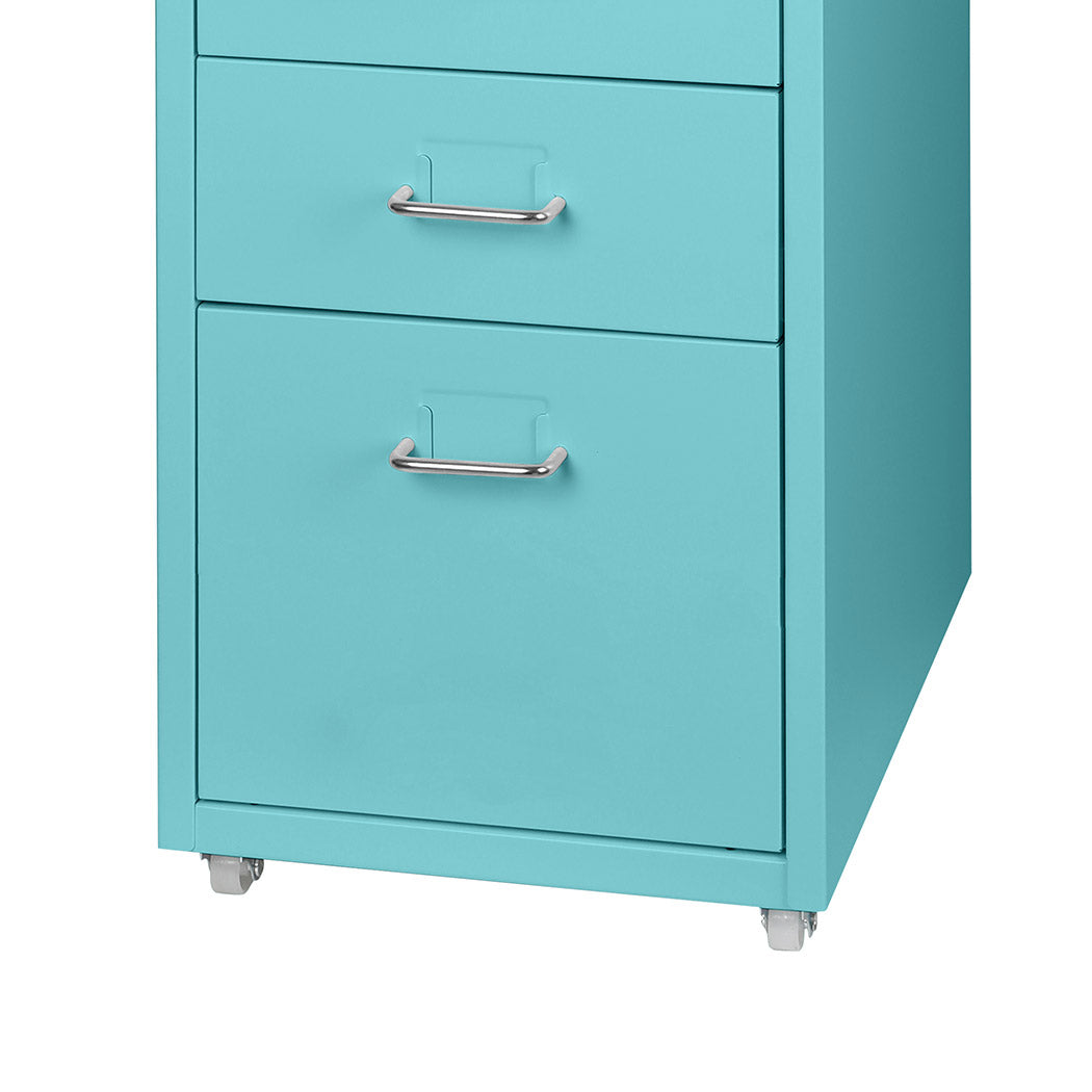 Levede 5 Drawer Office Cabinet Drawers Turquoise-1917016720950824963