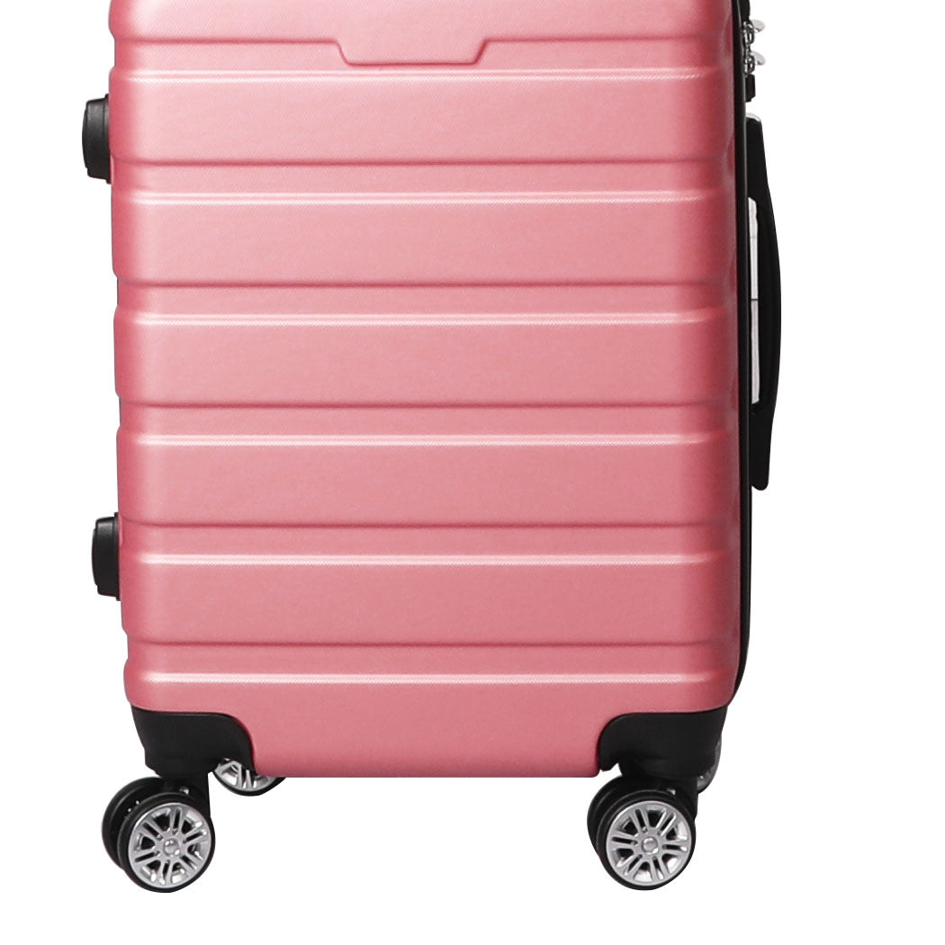 Slimbridge 20" Carry On Luggage Case Rose Gold 20 inch-1942352936927629315