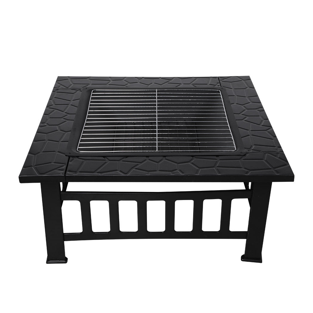 Moyasu 3IN1 Fire Pit BBQ Grill Pits-1942353058352730115