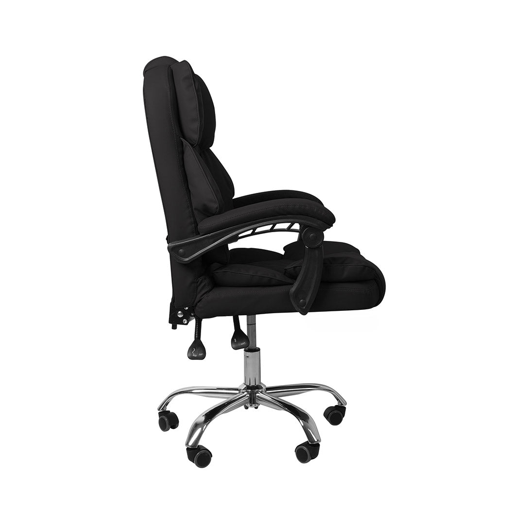 Levede Gaming Chair Office Computer Black No Footrest-1910112922533761027