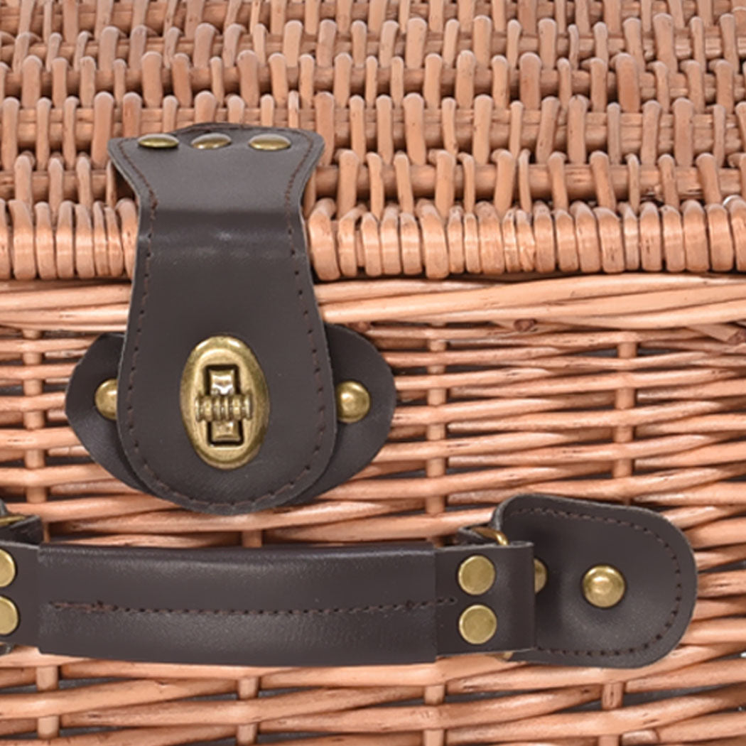 2 Person Picnic Basket Baskets Set Outdoor-1942353783921184771