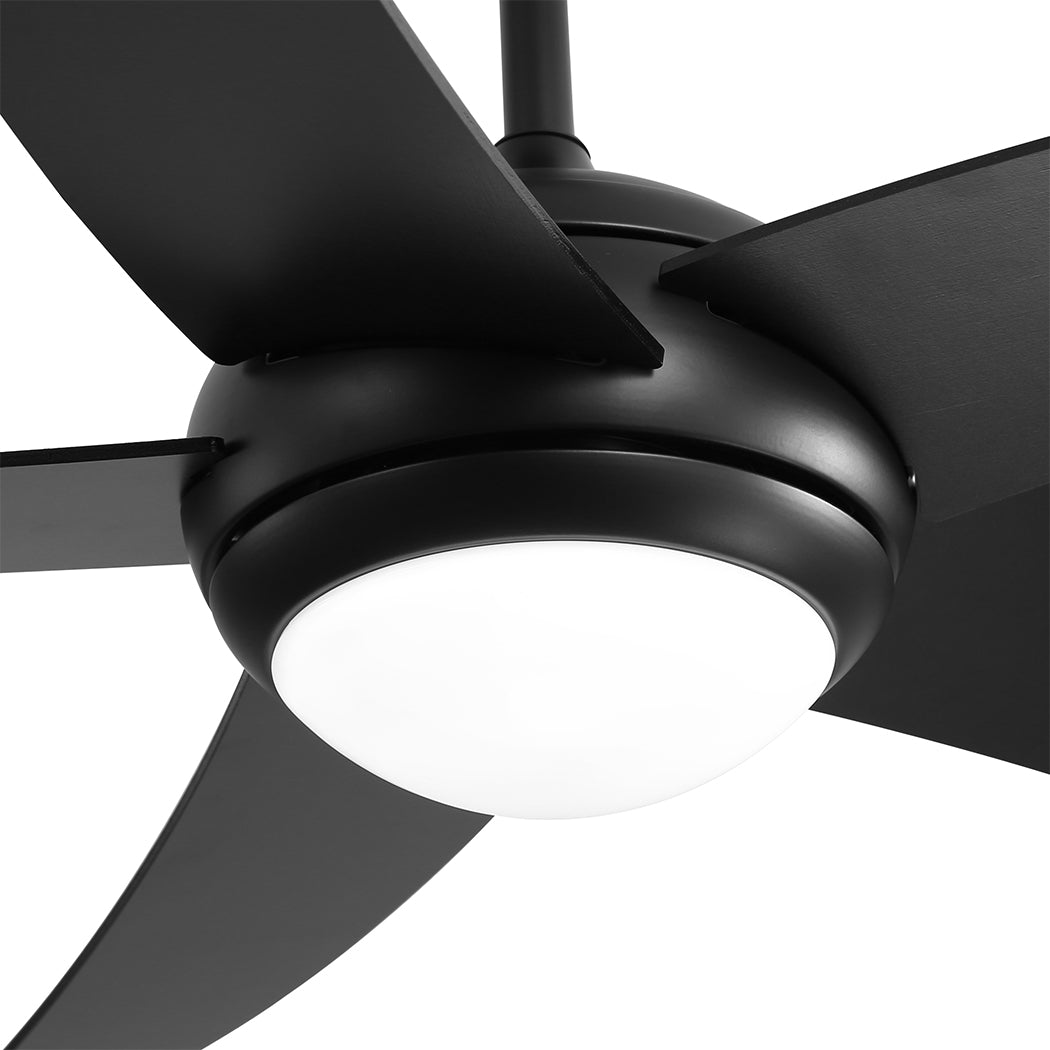 Spector 52'' Ceiling Fan LED Light DC Black-2006733155146534915