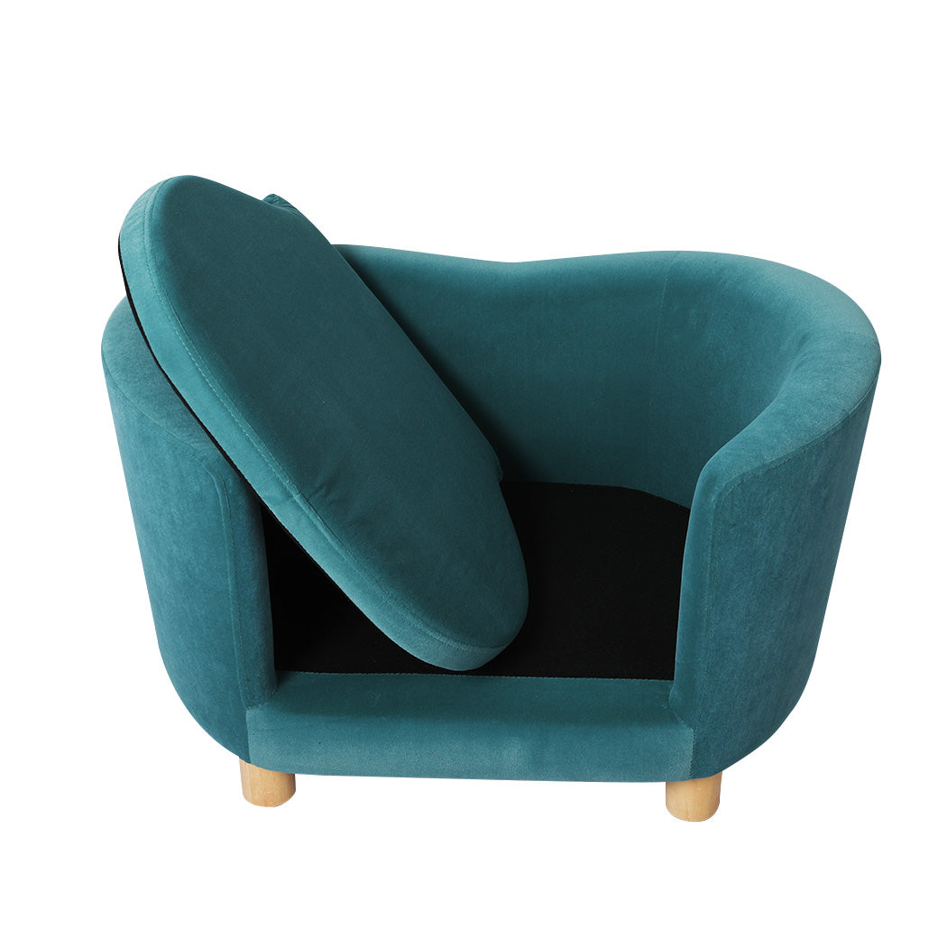 PaWz Pet Sofa Bed Dog Warm Soft Lounge Blue-1942353084076396547
