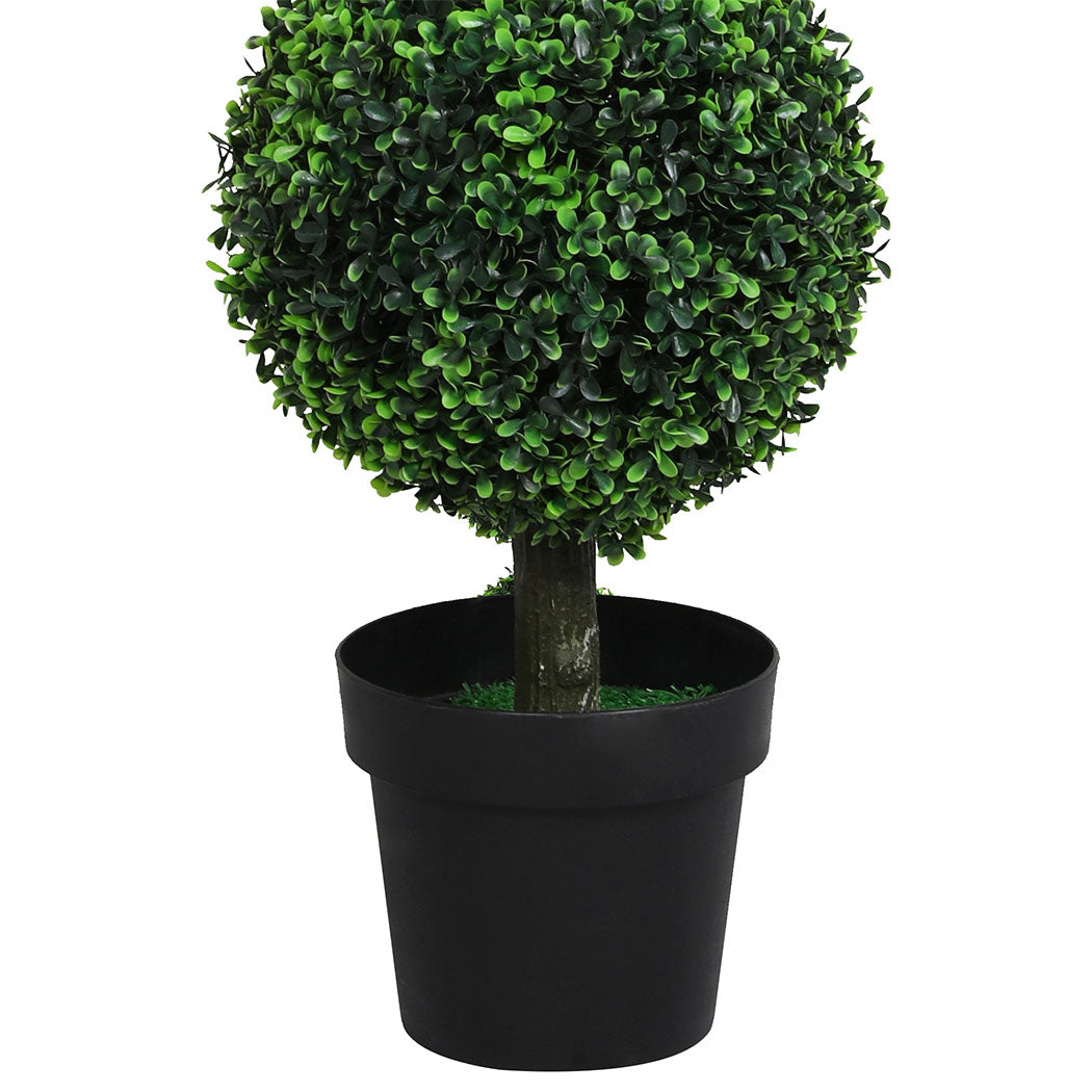 Lambu Artificial Double Ball Boxwood Trees-1942353682842652675