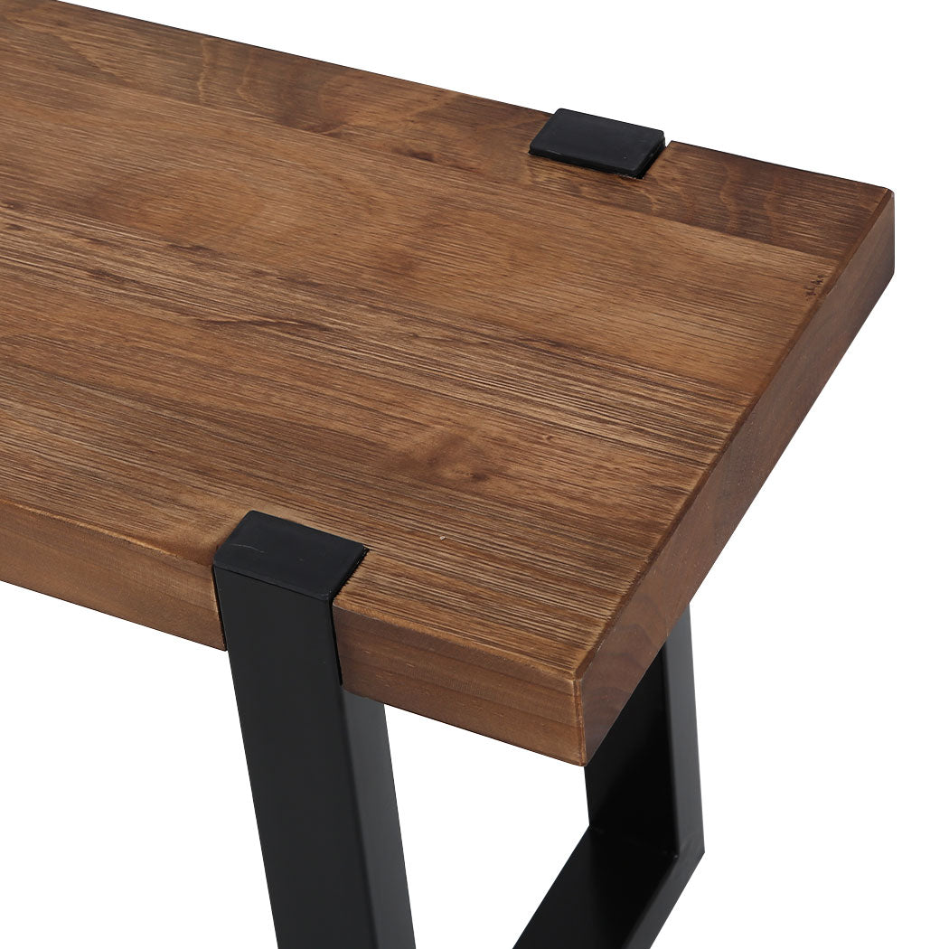 Levede 2x Dining Bench Chairs Wooden 140cm-1910113284661579779