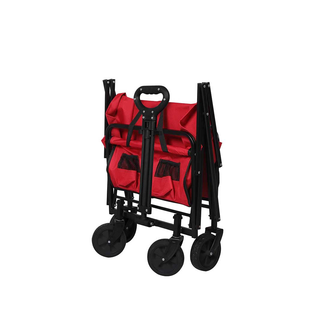 Lambu Garden Trolley Cart Foldable Picnic Red-1942353759342563331