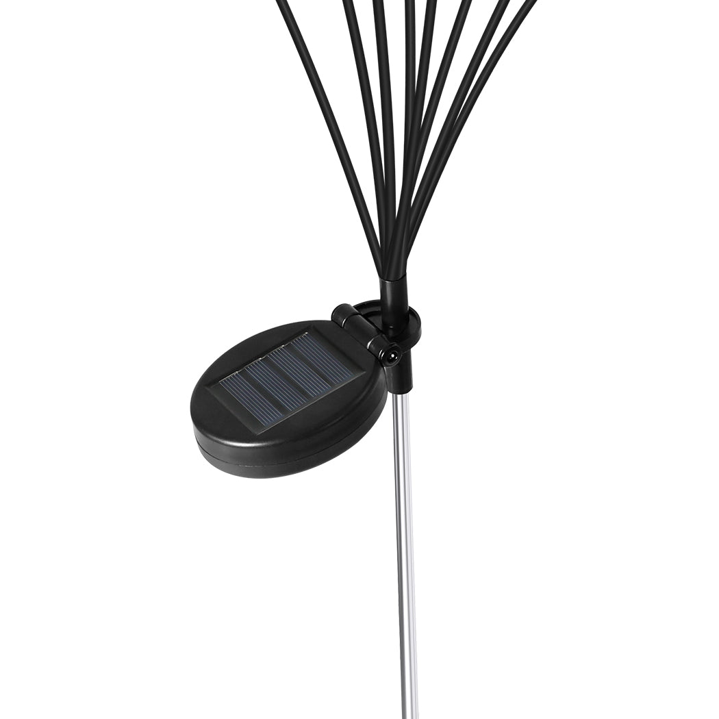 Firfly Solar Lawn Lights 8LED 4PC Outdoor Black-1942352972239474691