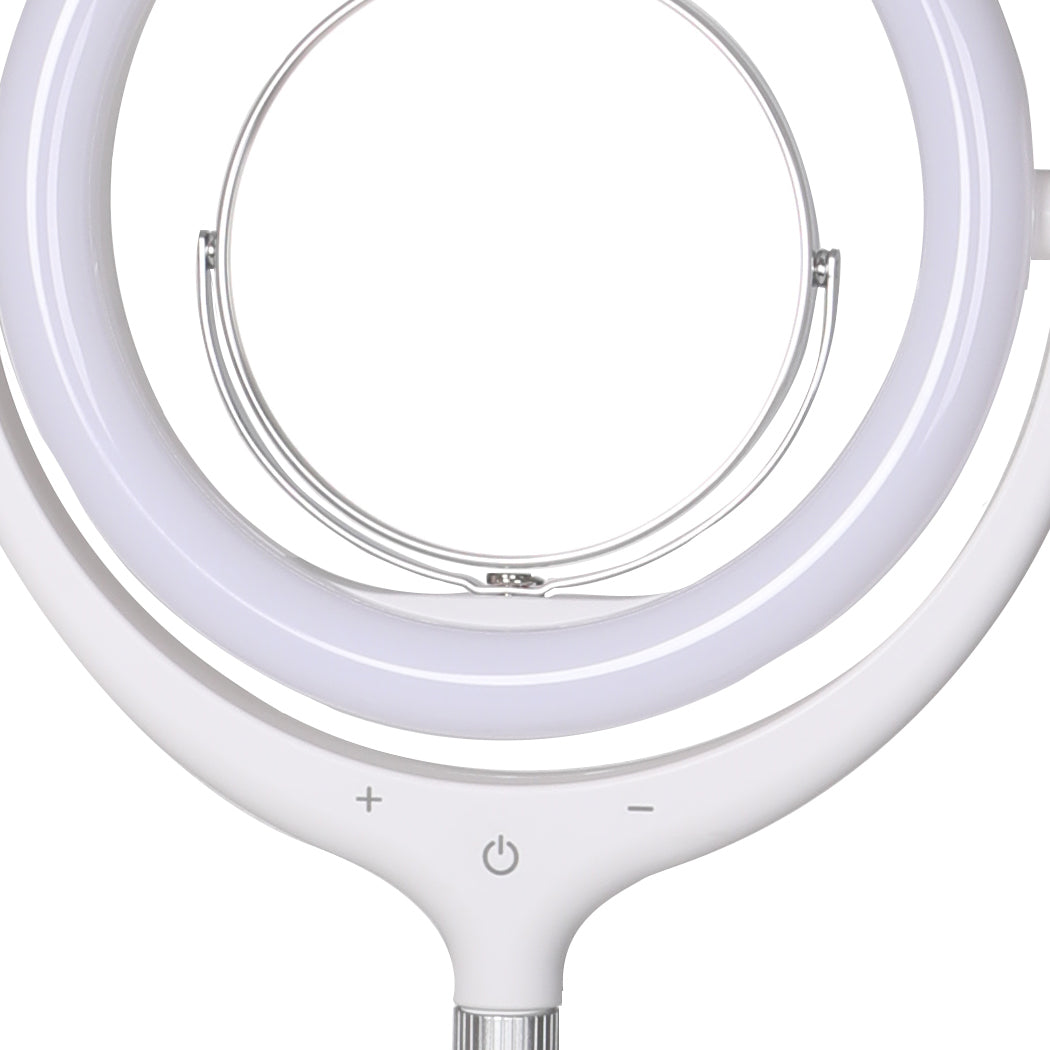 LED Ring Light with Tripod Stand Phone White-1919892833716801539