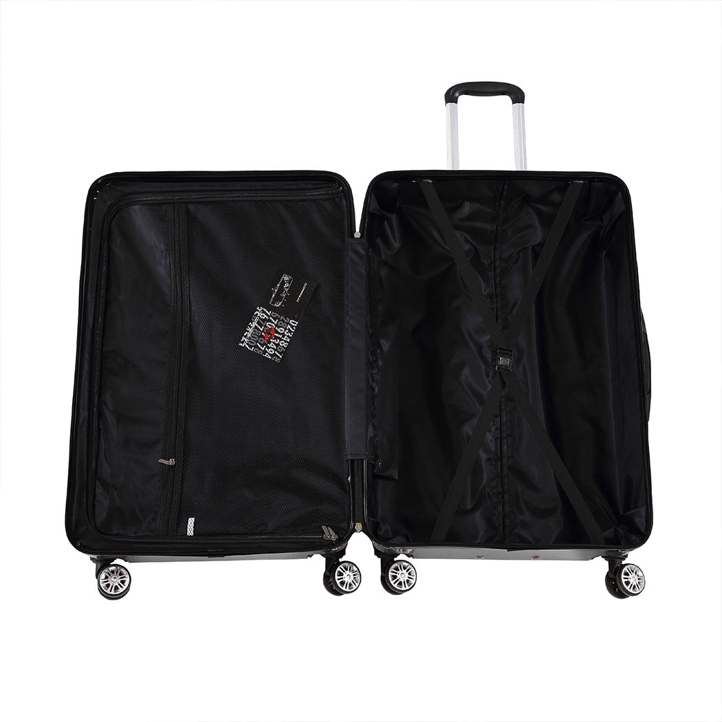 28" Travel Luggage Carry On Expandable Black-1942352930929774595
