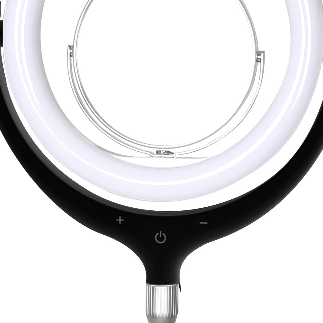 LED Ring Light with Tripod Stand Phone Black-1919892833532252163