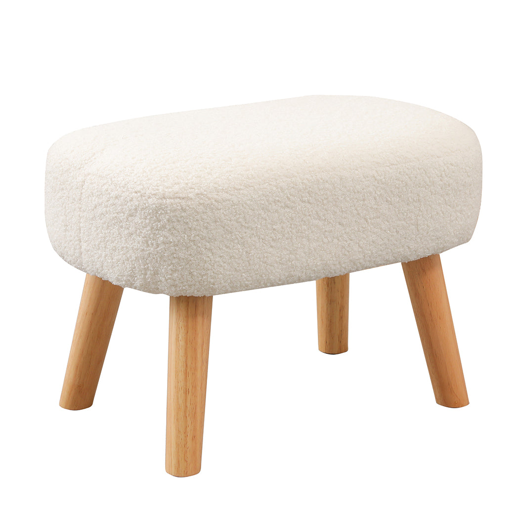 Levede Rocking Chair Ottoman Footrest With Side Pocket-1910112281014964227