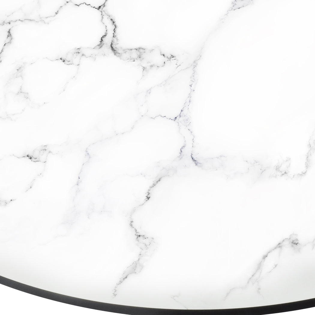 Levede Dining Table Kitchen 4 Person White-1910113298565697539