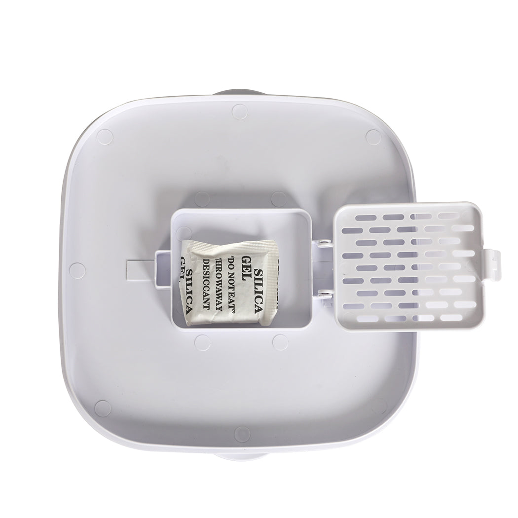 PaWz 5L Auto Pet Feeder Automatic Camera Wi-Fi White-1942352769918832643