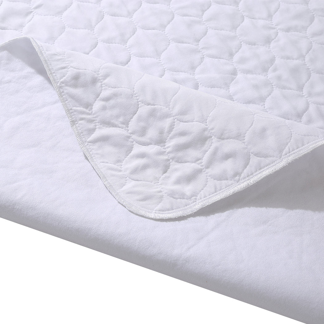 2x Bed Pad Waterproof Bed Protector Single-1910113039223492611