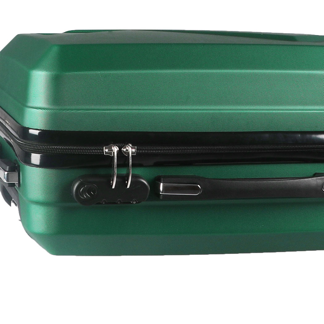 Slimbridge 2pcs 20"Travel Luggage Set Green-1942352931789606915