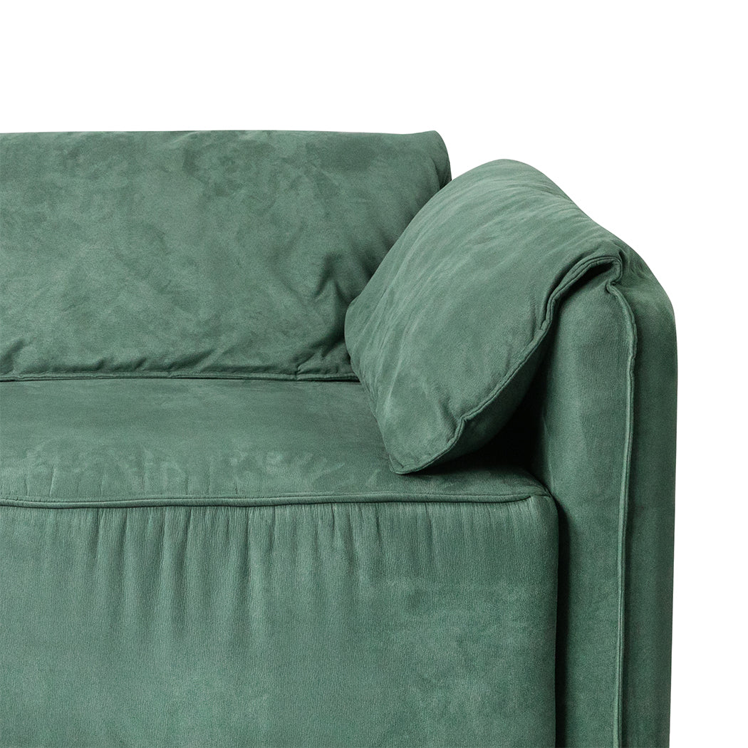 Levede Sofa Floor Couch 3-Seater Leathaire-1910112207493009411