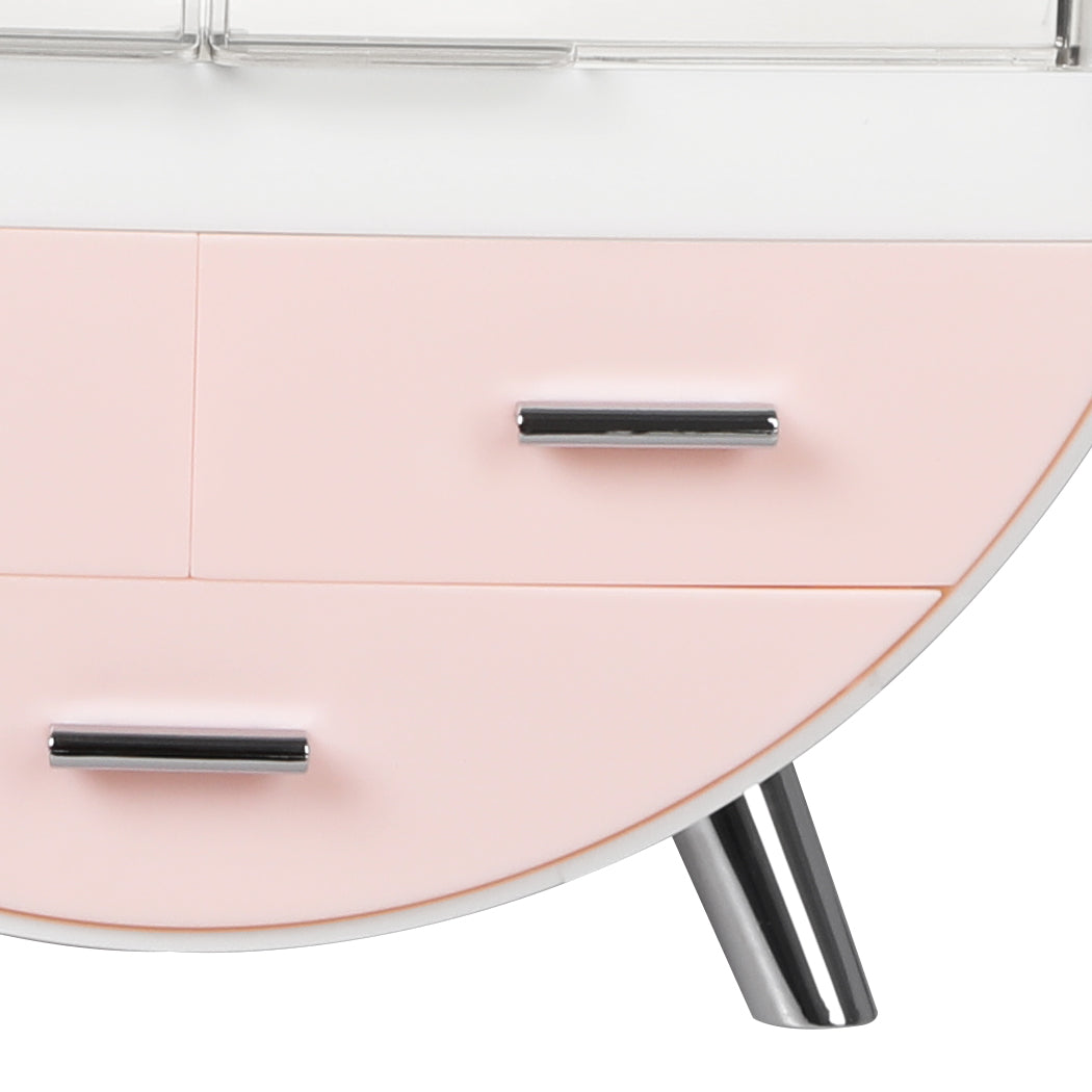 Makeup Case Organiser Cosmetic Holder Pink Medium-1942353091697446915