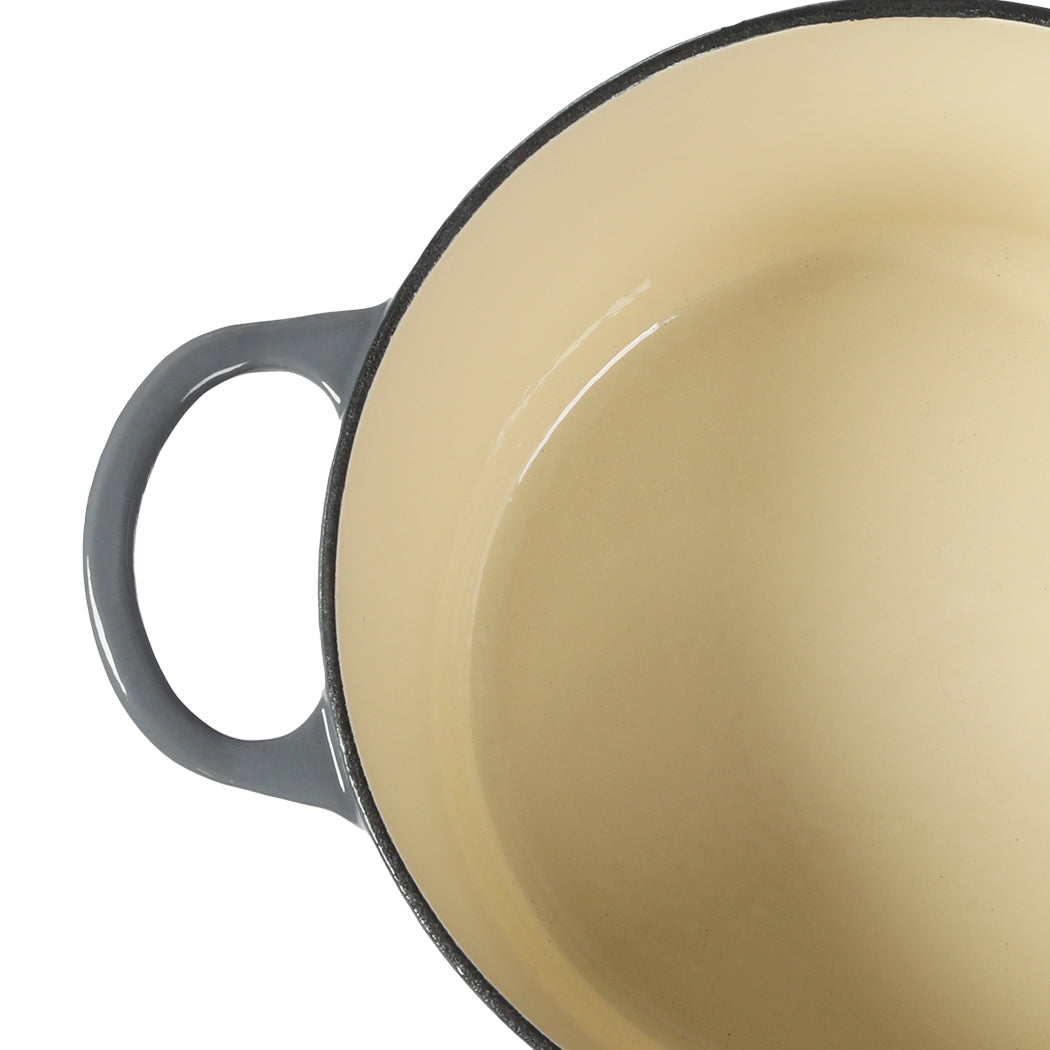 TOQUE 4L Enamel Dutch Oven Pot in Black Colour-1942352918816624643