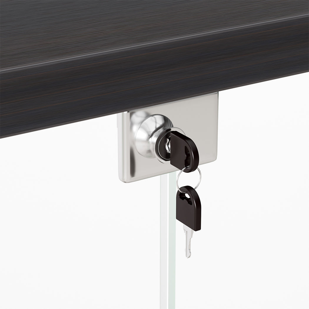 Stacked 169cm Tall Glass Display Cabinet 4 Tier-1917016714055389187