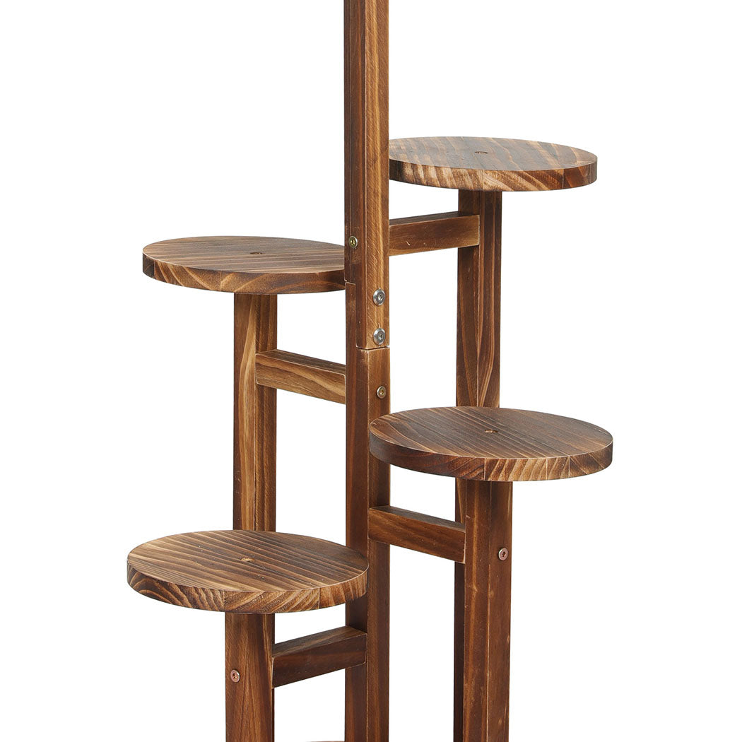 Levede 4-Tier Plant Stand Wood Wooden-1942353759963320323