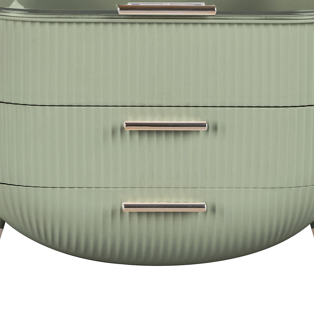 Makeup Storage Case Cosmetic Organiser Light Green-1942353092037185540