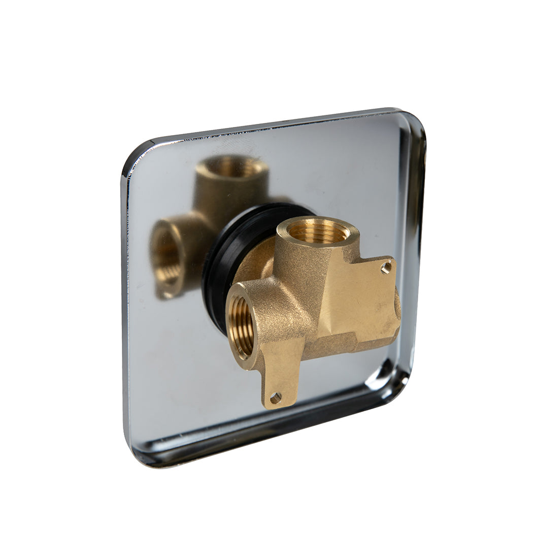 Dutxa Brass Shower Mixer Tap Cold Hot Charcoal-1942353241023057924