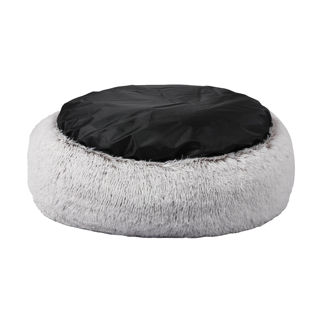PaWz Pet Bed Cat Dog Donut Nest Calming M Coffee Medium-1942353070608486404