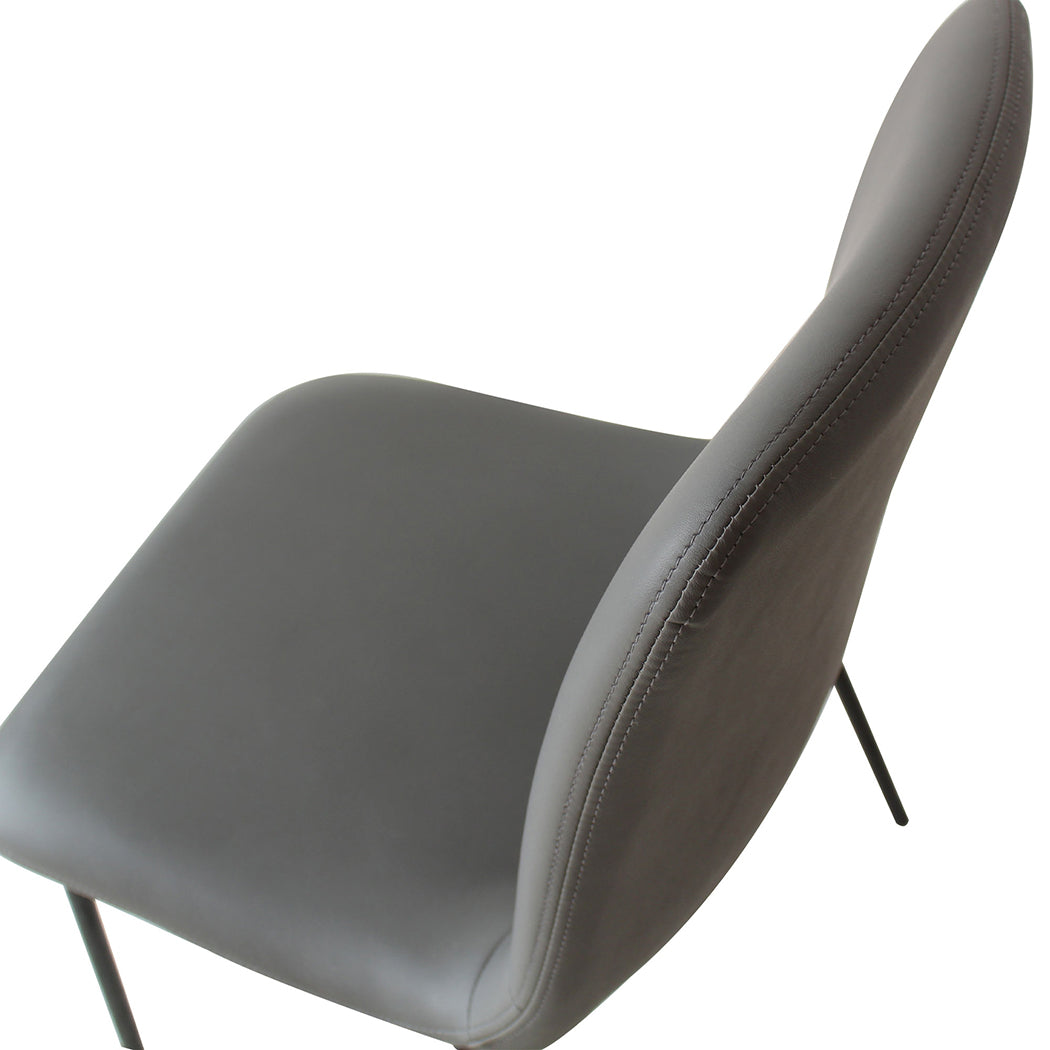 Levede Stackable Dining Chairs Kitchen Grey-1910113294778241028