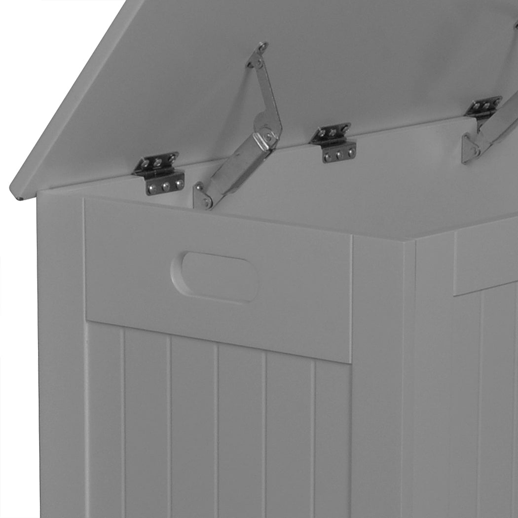 Levede Kids Toy Box Storage Chest Cabinet Grey-1910112555947397124