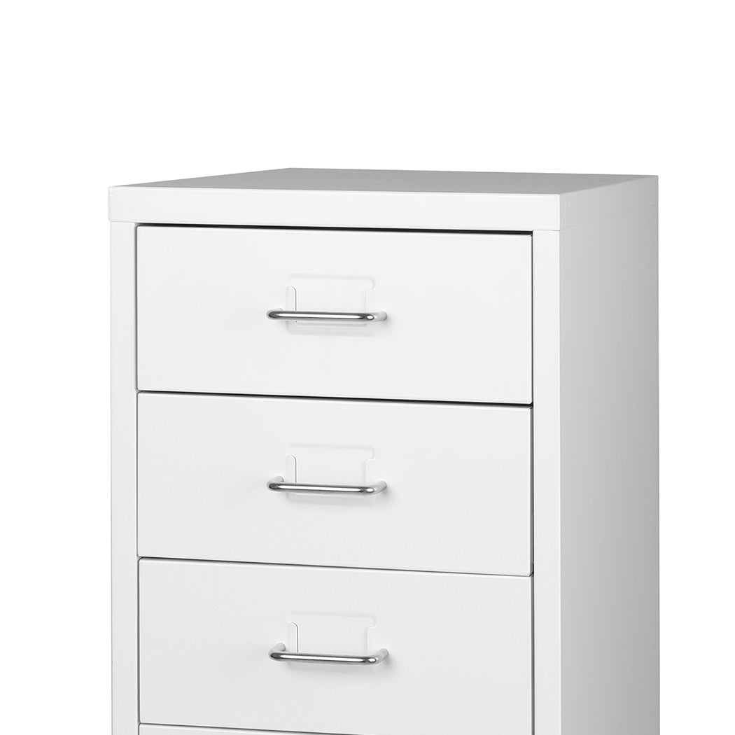 Levede 5 Drawer Office Cabinet Drawers White-1917016721101819908