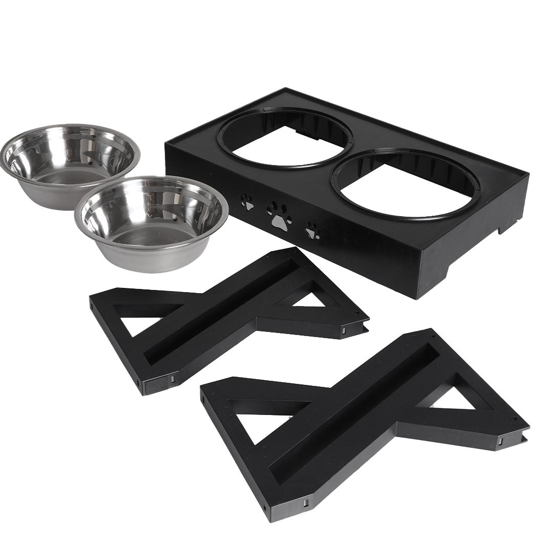 PaWz Elevated Pet Feeder Food Water-1942353088887263236