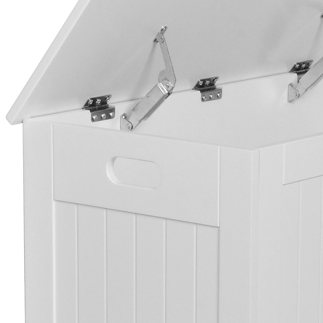 Levede Kids Toy Box Storage Chest Cabinet White-1910112555779624964