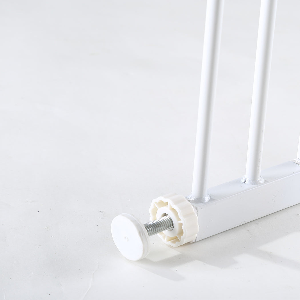 Levede Baby Safety Gate Adjustable Pet White 10cm Extension-1942353291275014148