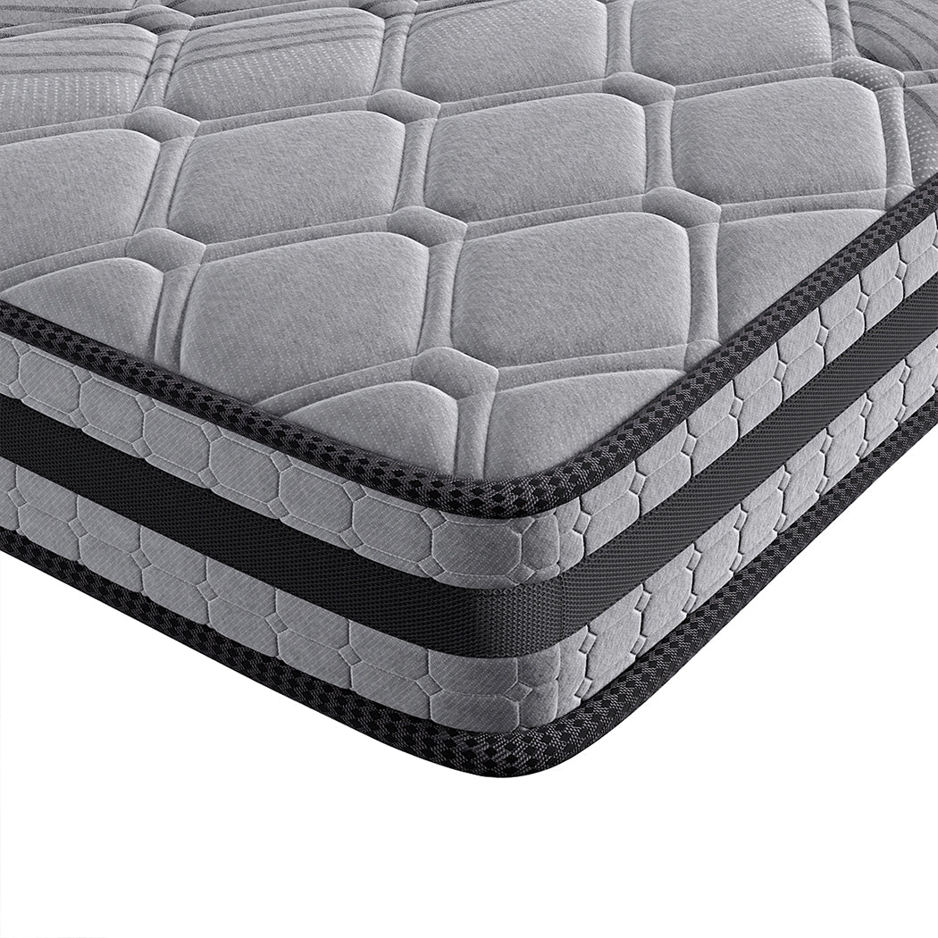 Lavio Double Spring Mattress Grey Medium Firm-1910112196457795588
