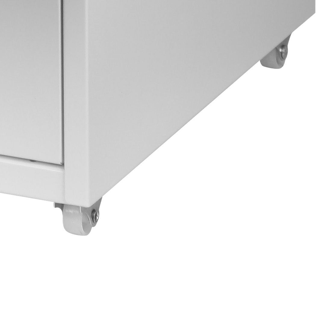 Levede Office Cabinet 8 Drawer Drawers White-1917016720338456580