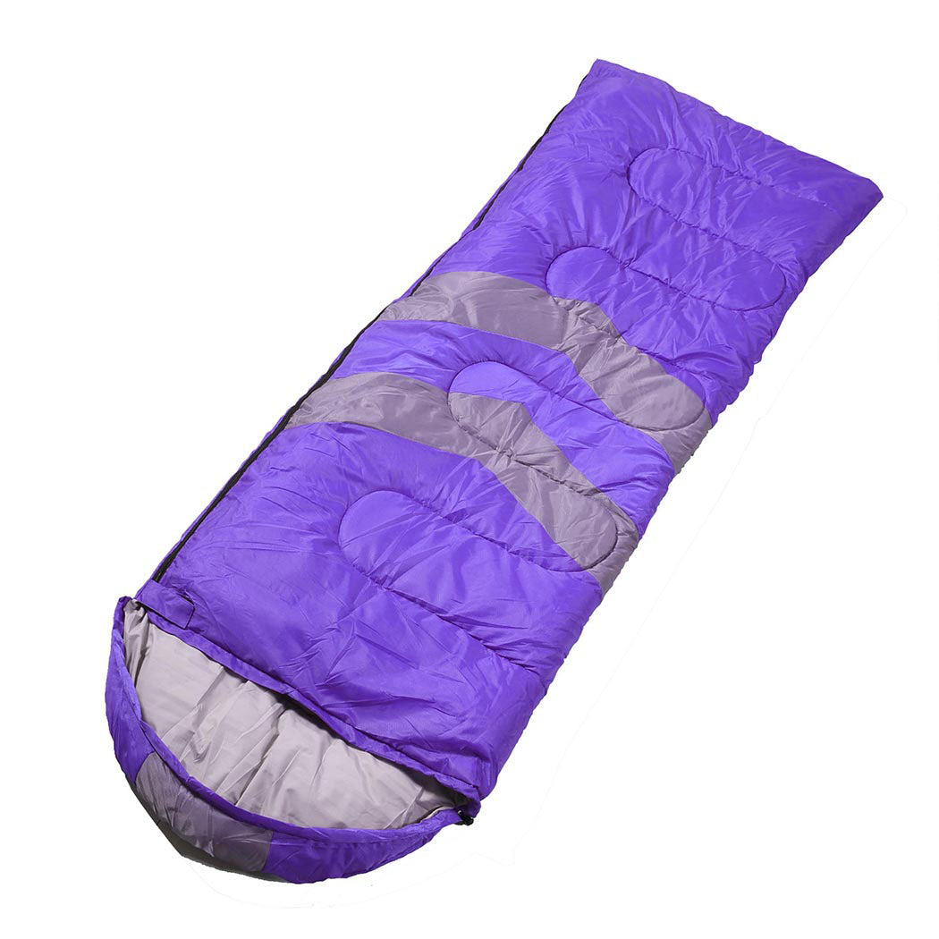 Mountview Single Sleeping Bag Bags Outdoor Purple-1942352891029360644
