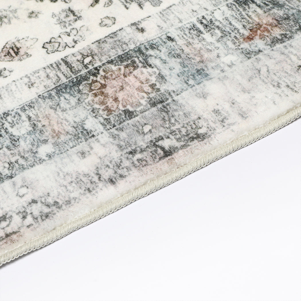 Marlow  Floor Rug Vintage Short Pile Washable Carpet Soft Plush Non Slip 80X120-1942353626173411332