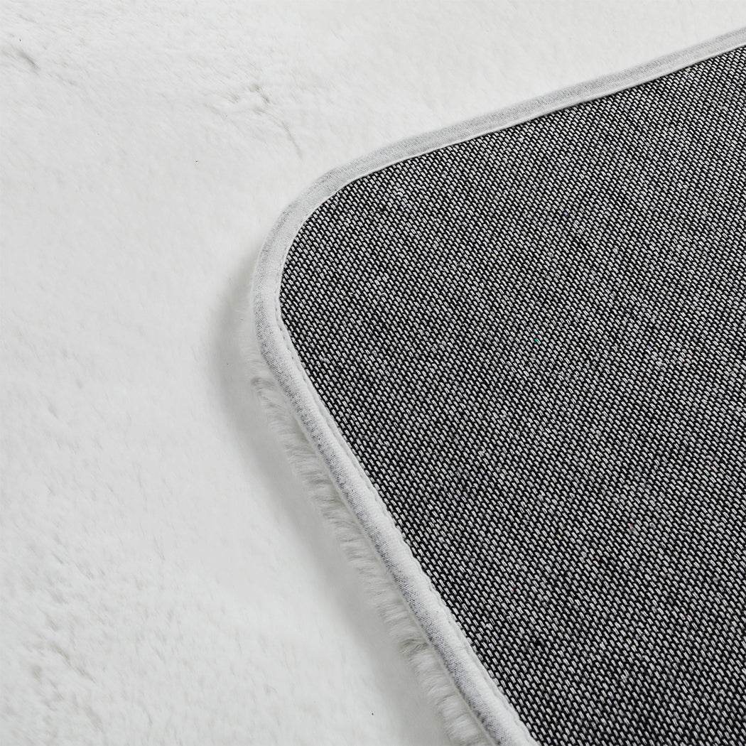 Marlow Floor Rugs Area Rug Fluffy Faux 160X230CM White-1942353171989008388