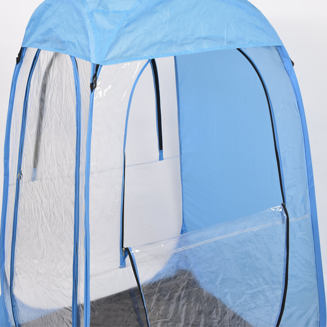2x Mountview Pop Up Tent Camping Weather Blue-1942352872981270532