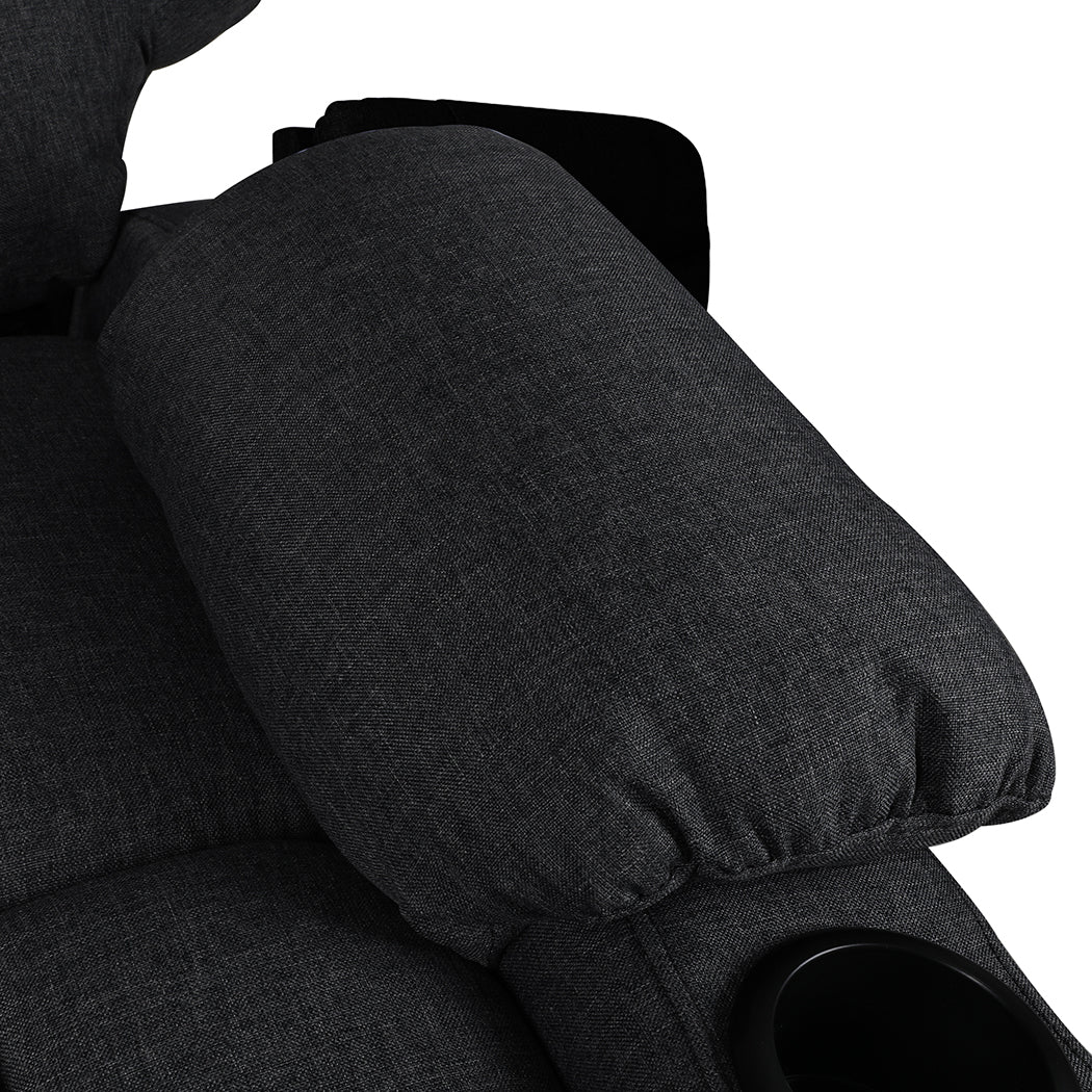 Levede Recliner Chair Electric Lift Black-1910112921023811588