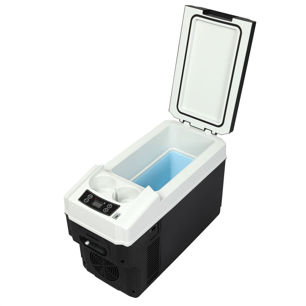 Spector Portable Car Fridge 12V Mini Refrigerator Freezer Camping Travel Cooler-1942353636445261828