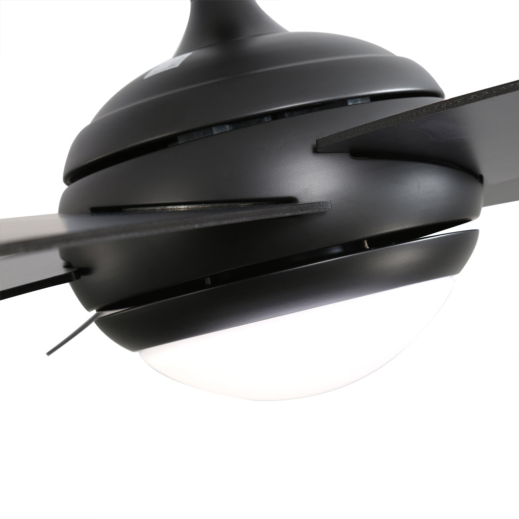 Spector 52'' Ceiling Fan LED Light DC Black-2006733155146534916