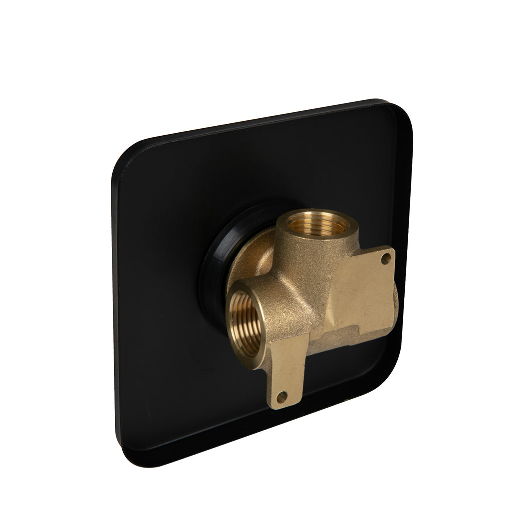 Dutxa Bathroom Shower Mixer Tap Brass Black-1942353241199218692
