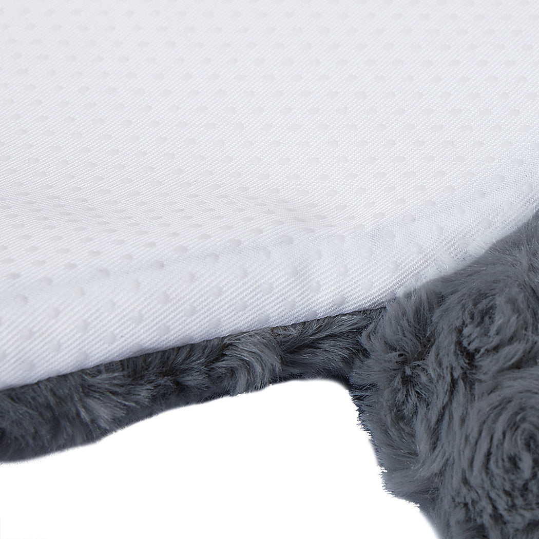 PaWz Pet Bed Cat Calming Beds Dog Squeaky L Charcoal Large-1942353076300156932