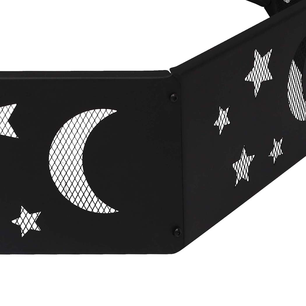 Moyasu Round Fire Pit Ring Outdoor Fireplace-1942353059883651076